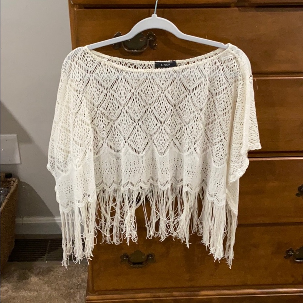 White lace top
